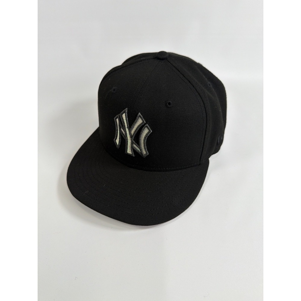 New Era Hat Club New York Yankees 1996 World Series Patch Fitted Hat 7 3/8 Black